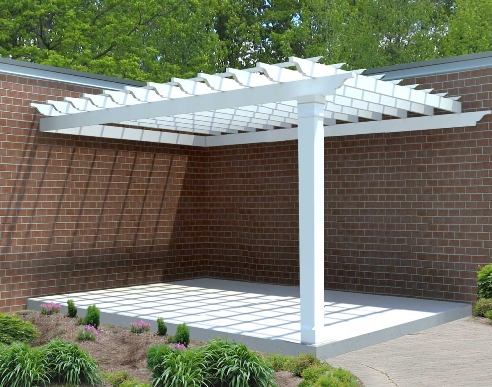 1 leg 2 wall pergola