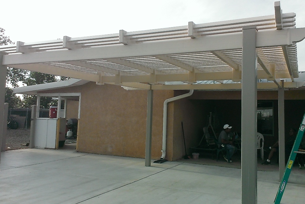 Suspended 2 T Pergola